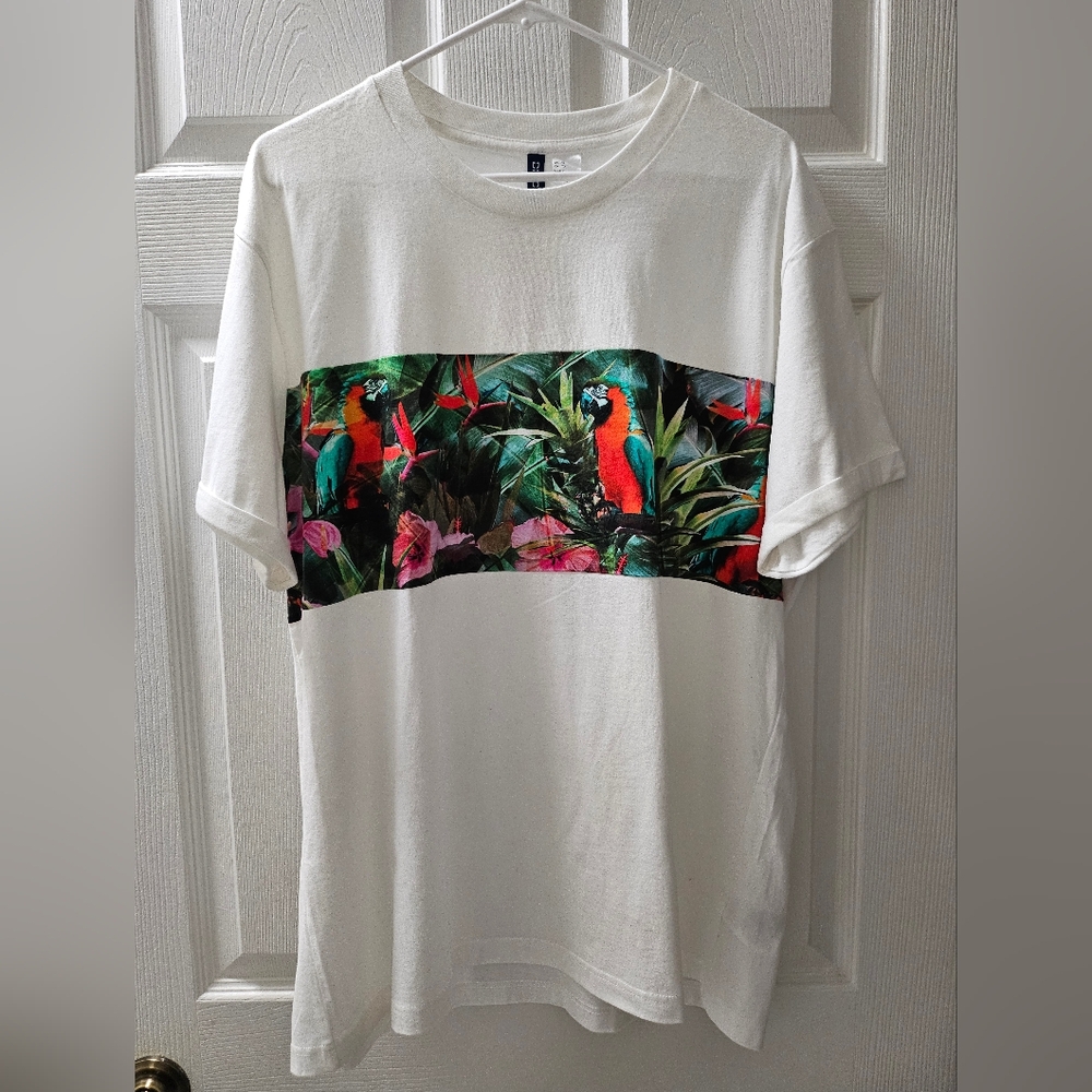 H&M White Short Sleeve Tee